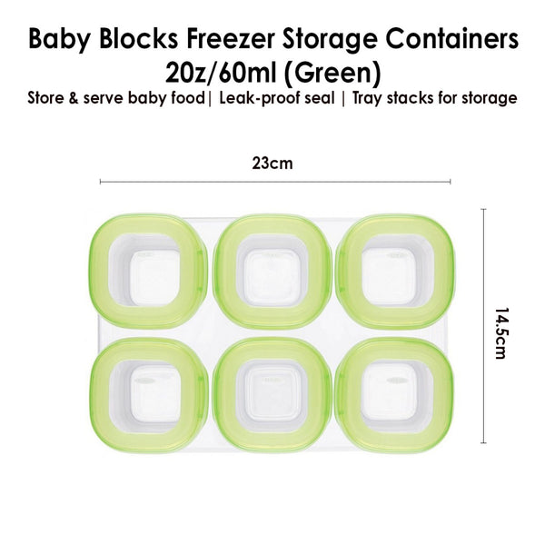 Oxo Tot Baby Blocks Freezer Storage Containers 2oz/60ml