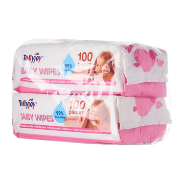 Tollyjoy Unscented Baby Wipes - 100pcs per pack (2in1 pack)