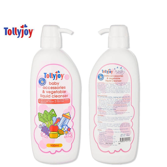 Tollyjoy Antibacterial Baby Accessories and Vegetable Liquid Cleanser 900ml