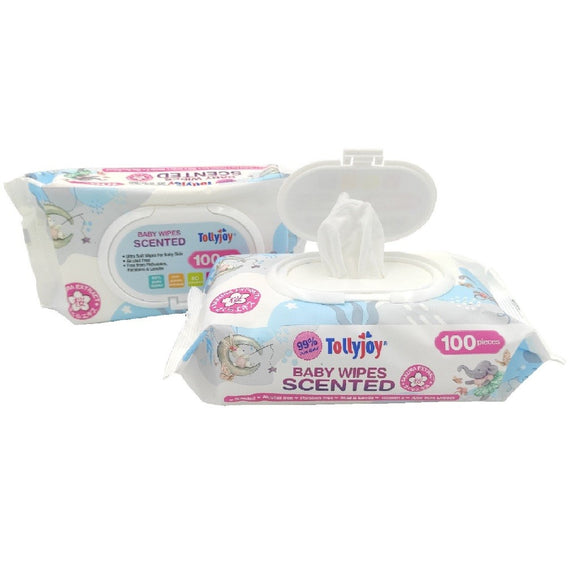 Tollyjoy Scented Wipes Sakura Extract 100s  (2in1 pack)