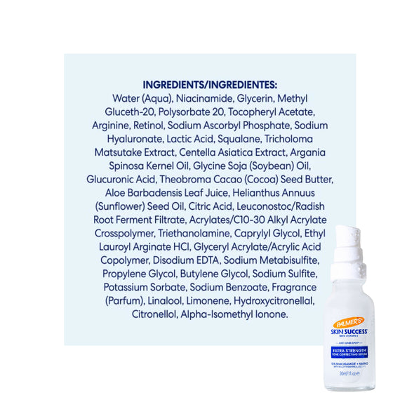 Palmer's Skin Success Extra Strength Tone Correcting Serum 30ml/Correcting Cream 75g/ Correcting Facial Cleanser 150ml