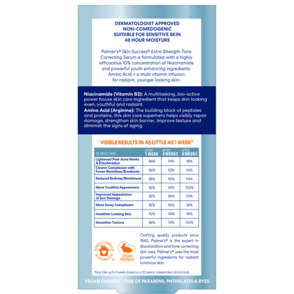 Palmer's Skin Success Extra Strength Tone Correcting Serum 30ml/Correcting Cream 75g/ Correcting Facial Cleanser 150ml