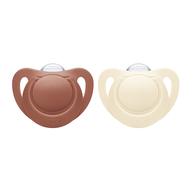 NUK For Nature (NFN) Silicone Soother Pacifier 2pcs/box | 0-6 Months ...