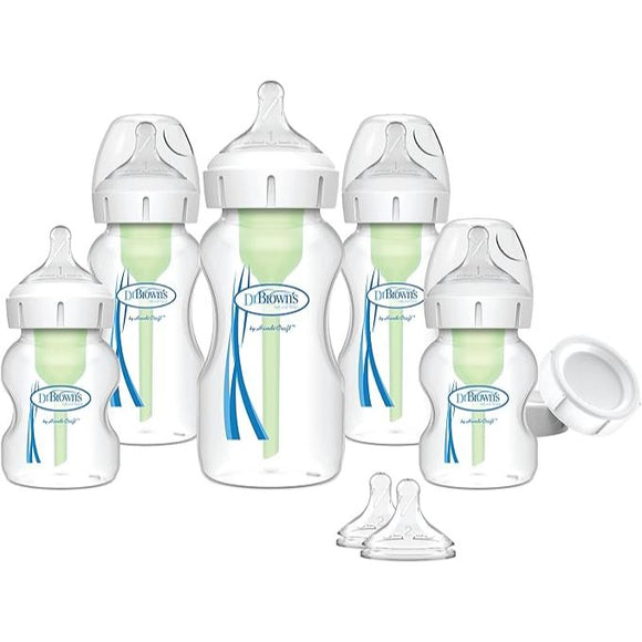 Dr Brown's PP Wide-Neck Options+ Newborn Feeding Set