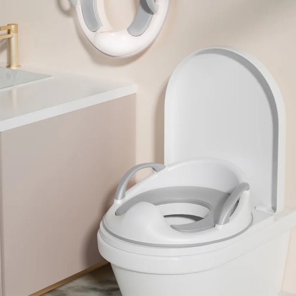 Bonbijou Comfort Potty Seat With Handles Free Cleaning Brush-Baby Kingdom