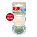 NUK For Nature (NFN) Silicone Soother Pacifier 2pcs/box | 0-6 Months | 6-18 Months | Made in Germany