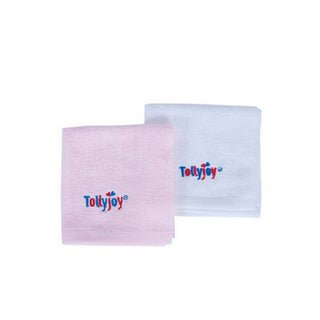 Buy pink-white Tollyjoy Microfibre Baby Face Cloth 2pcs