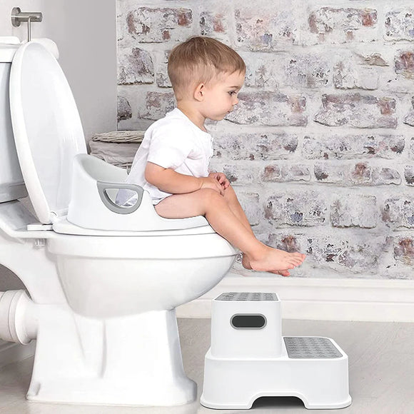 Bonbijou Comfort Potty Seat With Handles Free Cleaning Brush-Baby Kingdom