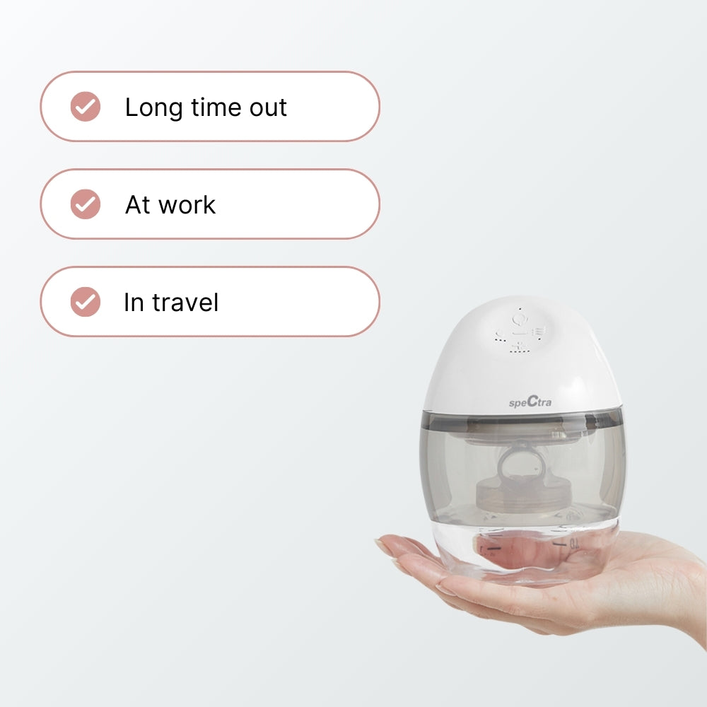 Spectra Hospital Grade Hands-Free Wearable Electric Breast Pump - Portable and Rechargeable