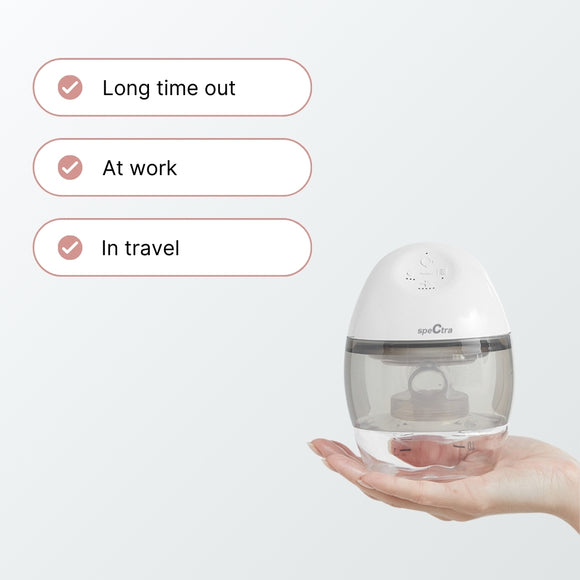 Spectra Hospital Grade Hands-Free Wearable Electric Breast Pump - Portable and Rechargeable