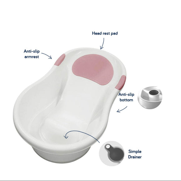 Babydreams Baby Bath Tub  S with Stand (Newborn -30kg)