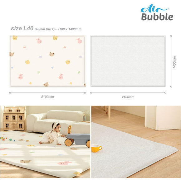 Parklon Air Bubble PVC Mat- Coco Bear Friends (M30 /L40)