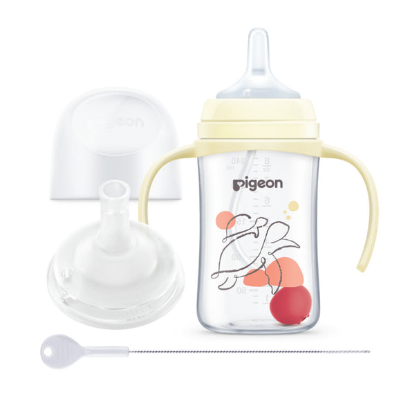 Pigeon SofTouch BPP 2-Step Straw Bottle Set T-ester 240ML