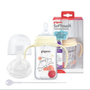 Pigeon SofTouch BPP 2-Step Straw Bottle Set T-ester 240ML-1