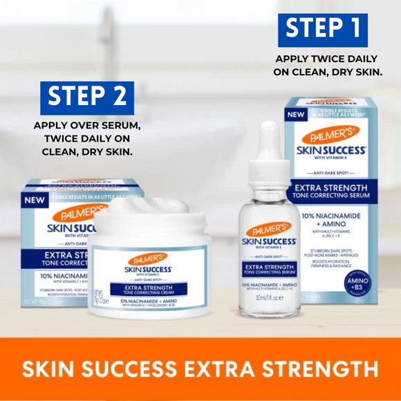 Palmer's Skin Success Extra Strength Tone Correcting Serum 30ml/Correcting Cream 75g/ Correcting Facial Cleanser 150ml