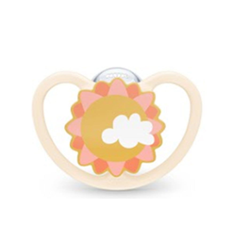 NUK Space Silicone Soother Pacifier (0-6/6-18/18-36 Months)