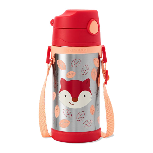 Skip Hop Zoo Insulated Stainless Steel Straw Bottle Collection