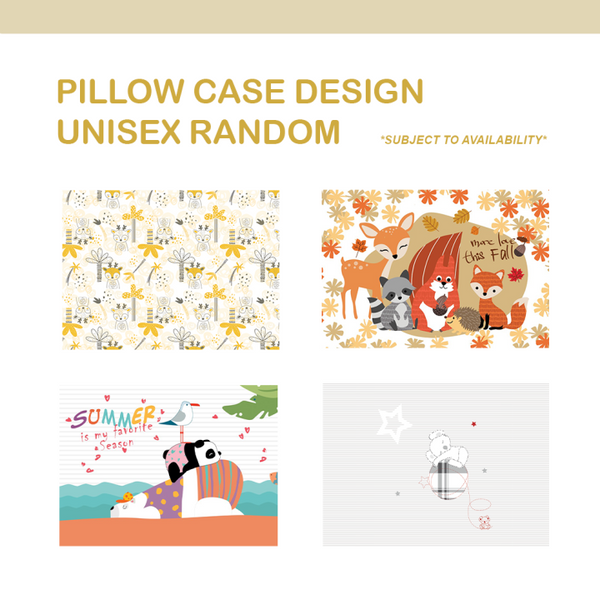 Little Zebra Soft Cotton Jersey Pillow Case - Baby Bolster