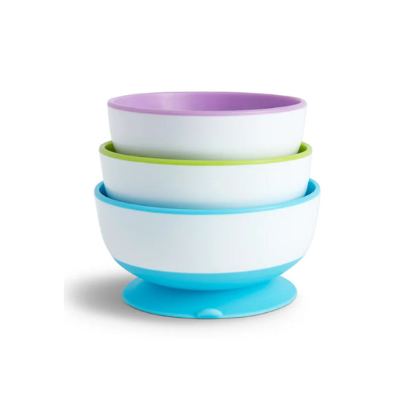 Munchkin Stay Put 3 Suction Bowls