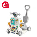 Lucky Baby 6 In 1 Multi Functional Baby Walker/Ride On/Pusher/Rocker/Scooter/Activity Table (Promo)