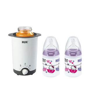 NUK Bottle Warmer+ 2x 150ml Hello Kitty Bottle (Promo)