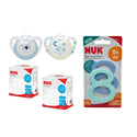 NUK 2xOral Wipe+ S1 Soother+ Teether 8 Ring Set (Promo)