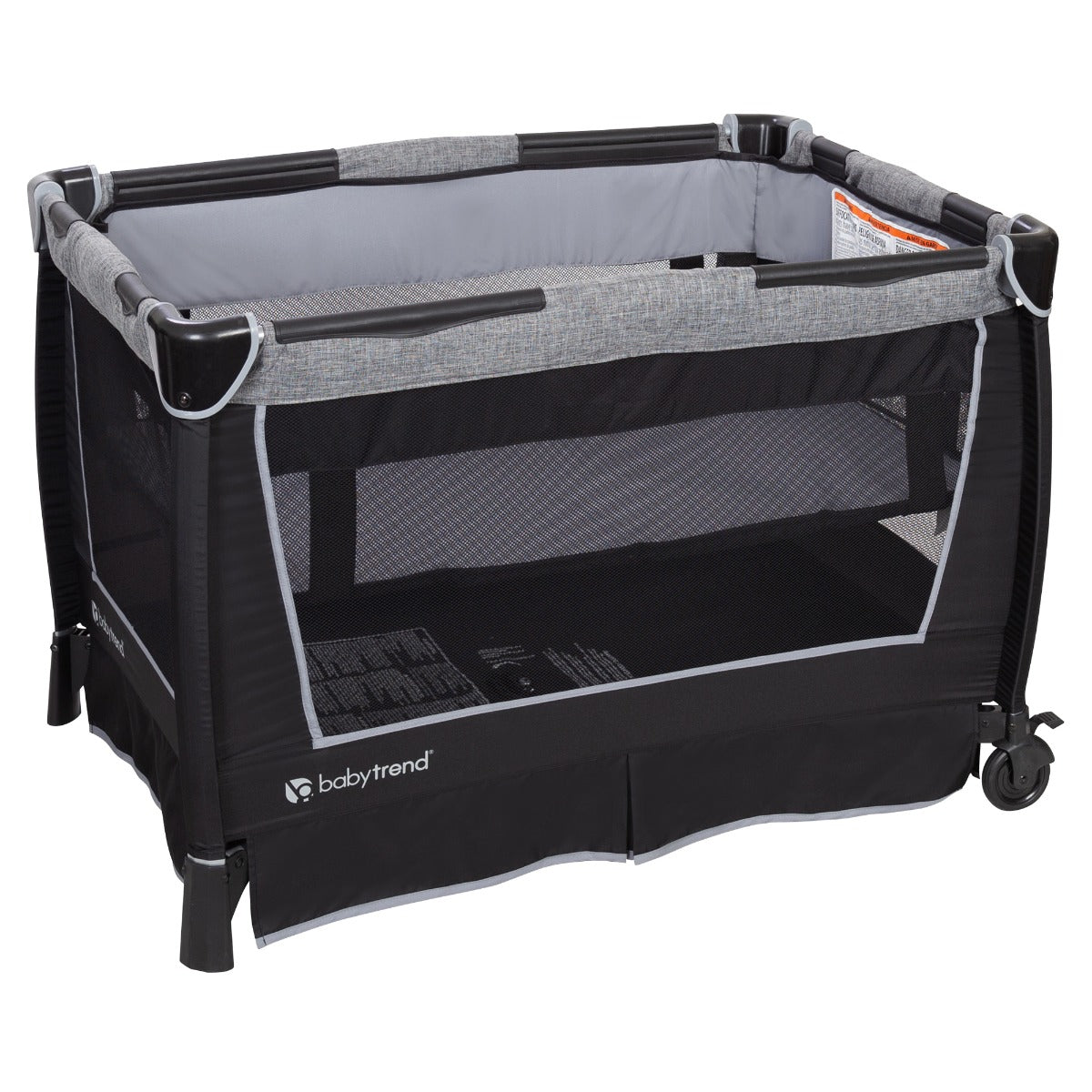 Baby Trend Simply Smart™ Nursery Center (Whisper Grey) FREE 2" Foam Playpen Mattress