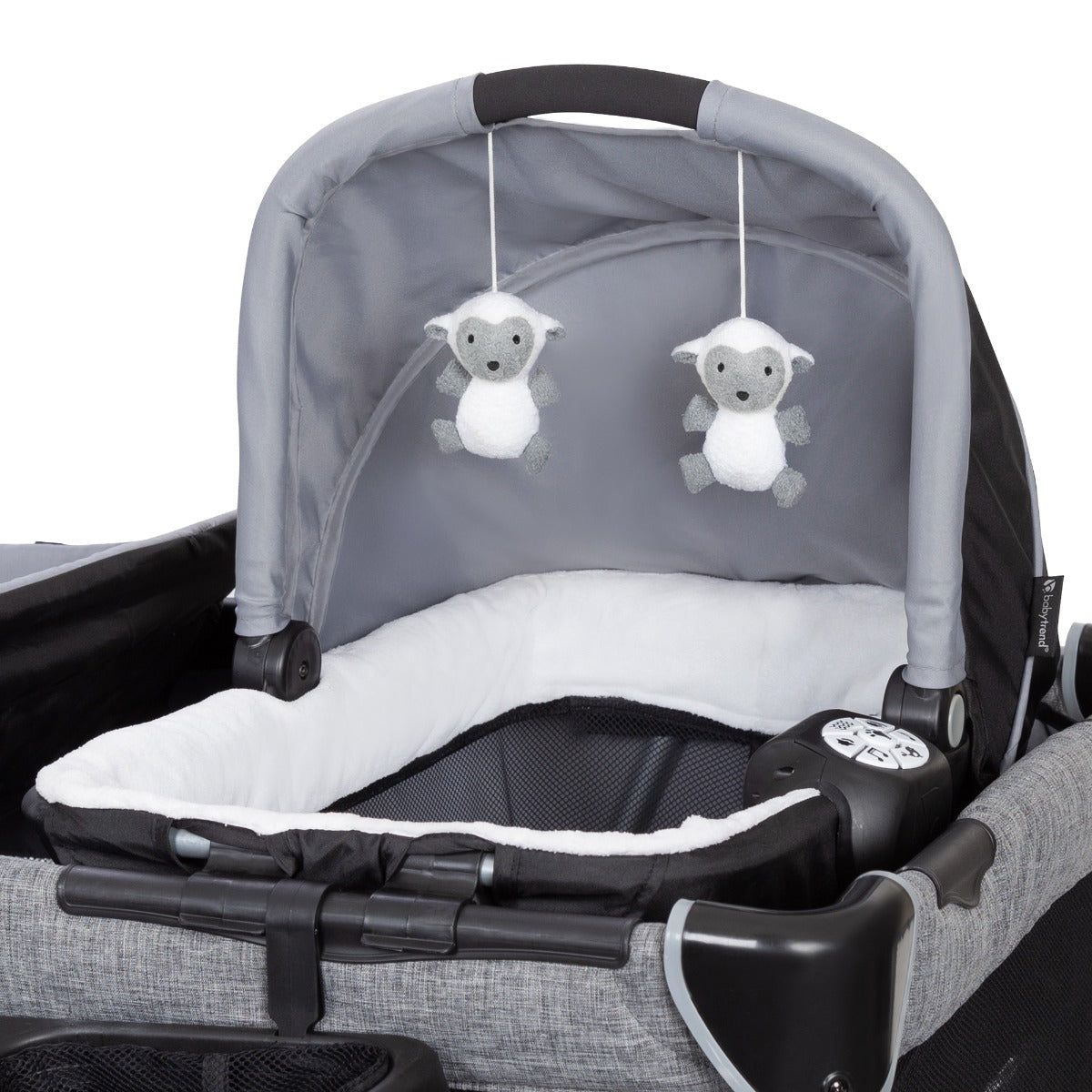 Baby Trend Simply Smart™ Nursery Center (Whisper Grey) FREE 2" Foam Playpen Mattress