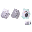 Hudson Baby 3pcs Baby Socks With Non-Skid-11