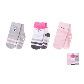 Buy girl-forest Hudson Baby 3pcs Baby Socks With Non-Skid