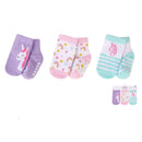 Hudson Baby 3pcs Baby Socks With Non-Skid-5