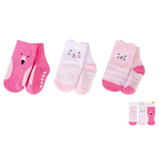 Buy flamingo Hudson Baby 3pcs Baby Socks With Non-Skid