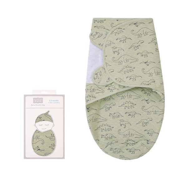 Hudson Baby Quilted Swaddle Wrap (0-3m)