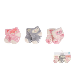 Buy woodland Hudson Baby NB Terry Socks With Non-Skid (0-6 Months)
