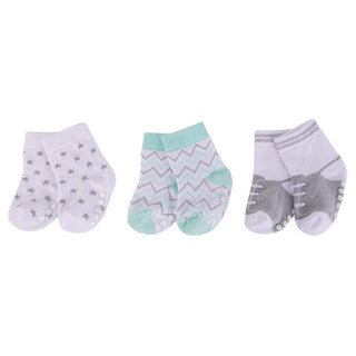 Hudson Baby 3pcs Socks With Non-Skid