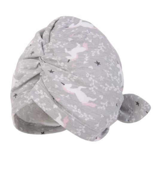 Hudson Baby 1pc Turban Cap (0-6m)