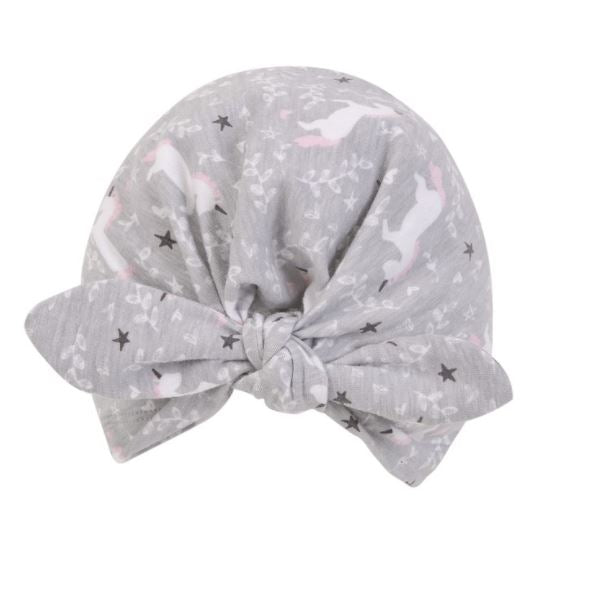 Hudson Baby 1pc Turban Cap (0-6m)