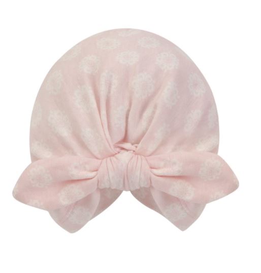 Hudson Baby 2pcs Turban Cap Set (0-6m)