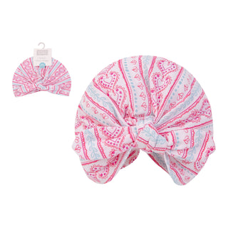 Hudson Baby 1pc Turban Cap (0-6m)