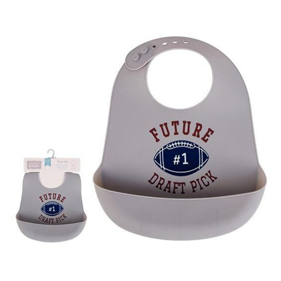 Hudson Baby 1pc Silicone Bib