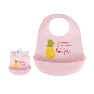 Buy pineapple Hudson Baby 1pc Silicone Bib