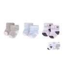 Hudson Baby 3pcs Terry Socks With Non-Skid (0-6M)-6