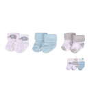 Hudson Baby 3pcs Terry Socks With Non-Skid (0-6M)-9