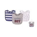 Hudson Baby 3pcs Interlock Terry Bibs-1