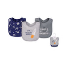 Hudson Baby 3pcs Interlock Terry Bibs-2
