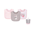 Hudson Baby 3pcs Interlock Terry Bibs-5