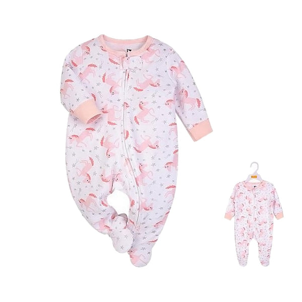 Hudson Baby 1pc Sleepsuit (0-3M/ 3-6M/ 6-9M)