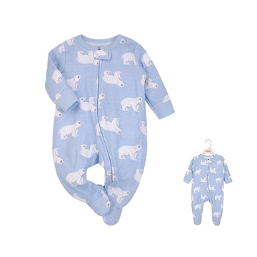 Hudson Baby 1pc Sleepsuit (0-3M/ 3-6M/ 6-9M) - 0