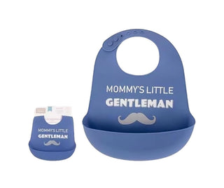 Buy mommys-little-gentleman Hudson Baby 1pc Silicone Bib
