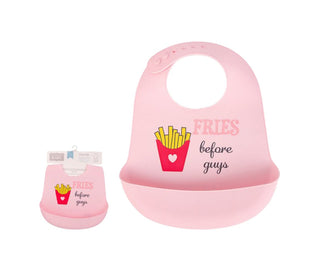 Buy fries-before-guys Hudson Baby 1pc Silicone Bib